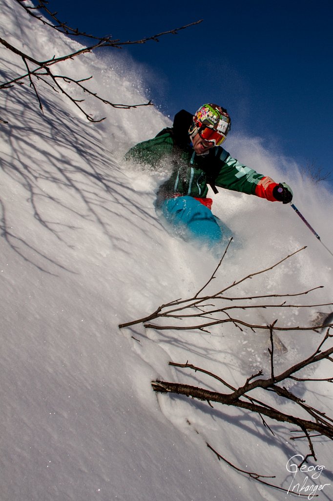 Herbert Kuster in Engelberg - engelberg freeride herbert kuster powder schnee skiing sport 