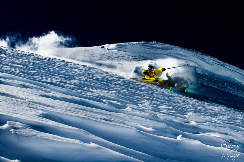 Herbert Kuster in Engelberg - engelberg freeride herbert kuster powder skiing sport titlis 